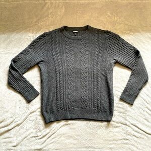 Express mens knit heavy weight sweater